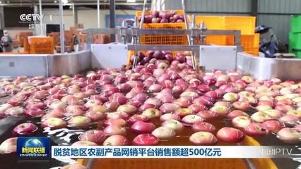 脱贫地区农副产品网销平台销售额超500亿元